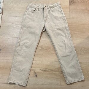 Wrangler Light Tan Cotton Jeans